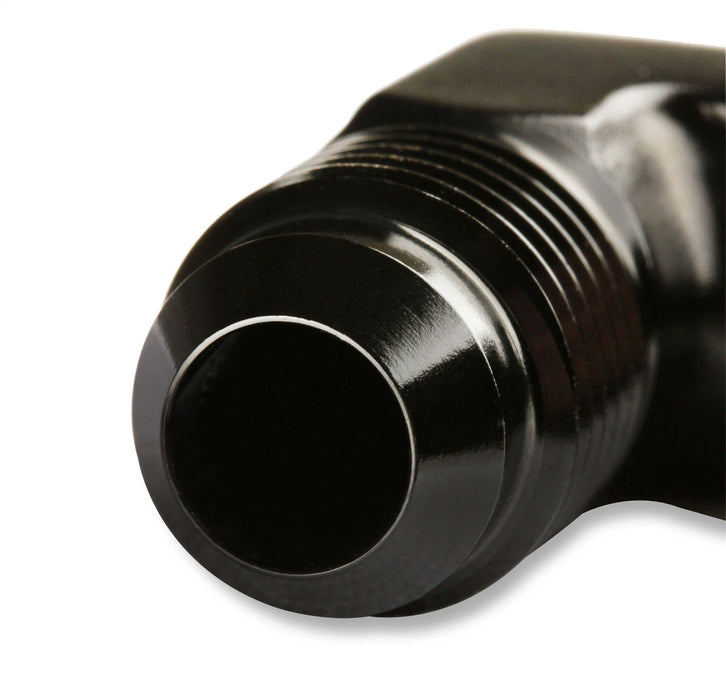 Mr Gasket 482207-BL Adapter Fitting; 90 Degree; -8 AN Male to 1/4 in. NPT; Anodized Black; - Truck Part Superstore