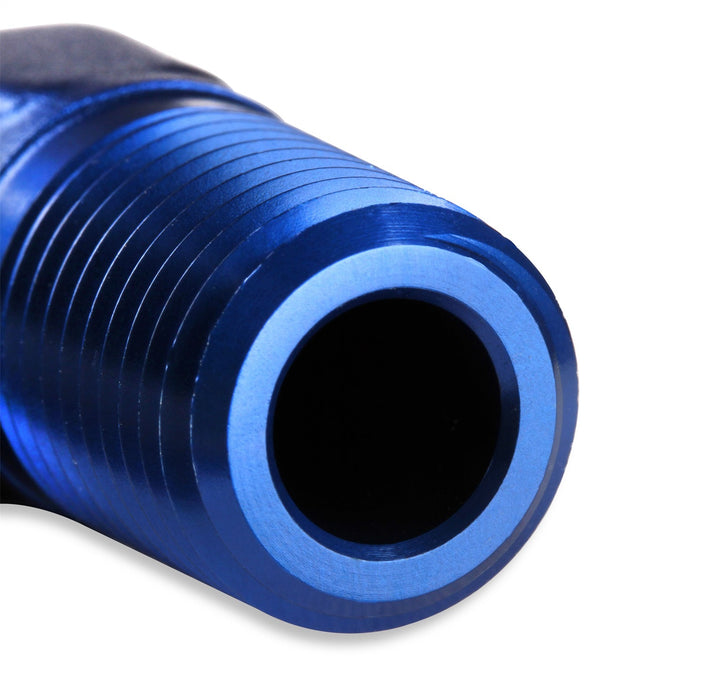 Mr Gasket 482210 Adapter Fitting; 90 Degree; -10 AN Male to 1/2 in. NPT; Anodized Blue; - Truck Part Superstore
