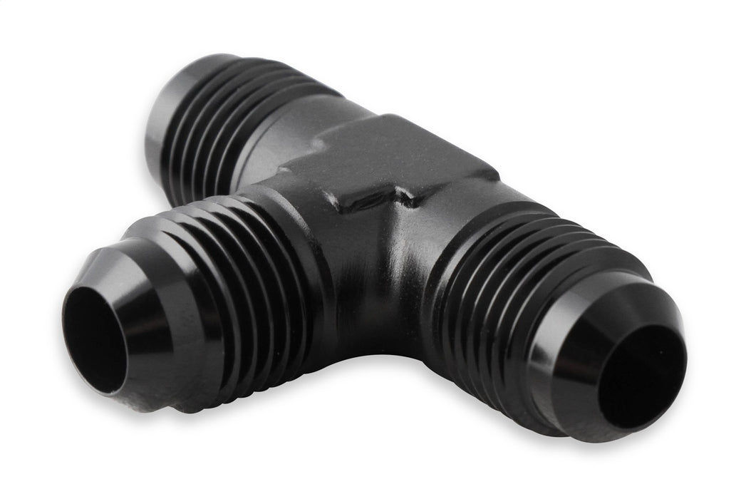 Mr Gasket 482406-BL Tee Fitting; -6AN x -6AN x -6AN Male; Anodized Black; - Truck Part Superstore