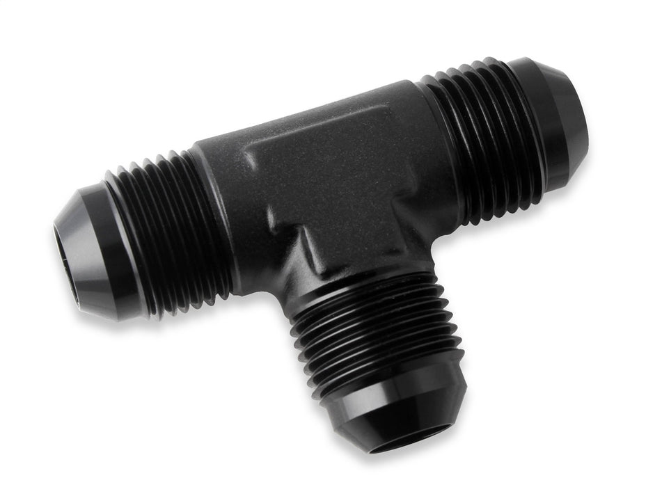 Mr Gasket 482408-BL Tee Fitting; -8AN x -8AN x -8AN Male; Anodized Black; - Truck Part Superstore