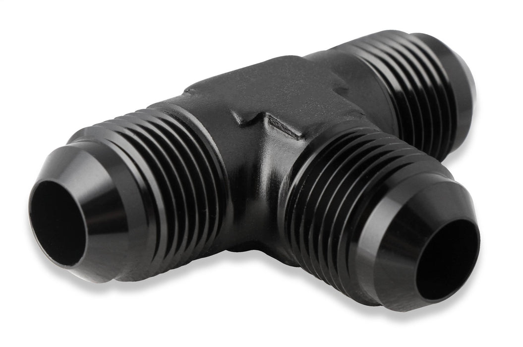 Mr Gasket 482408-BL Tee Fitting; -8AN x -8AN x -8AN Male; Anodized Black; - Truck Part Superstore