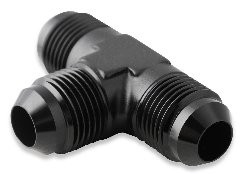 Mr Gasket 482408-BL Tee Fitting; -8AN x -8AN x -8AN Male; Anodized Black; - Truck Part Superstore