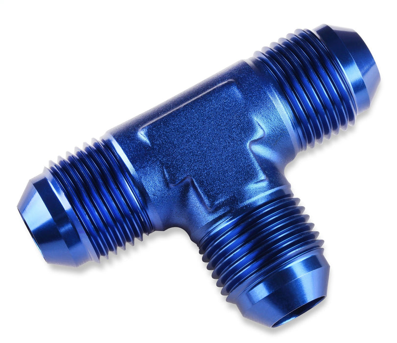 Mr Gasket 482412 Tee Fitting; -12AN x -12AN x -12AN Male; Anodized Blue; - Truck Part Superstore