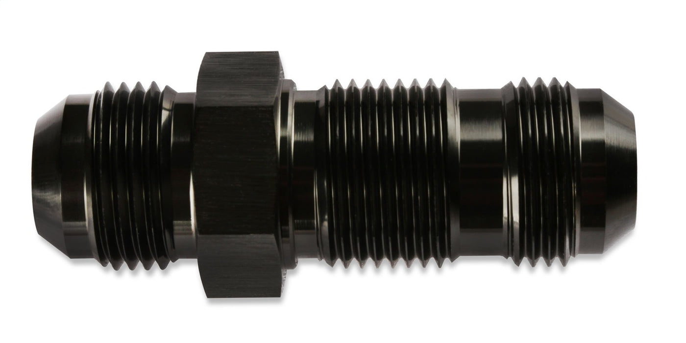Mr Gasket 483210-BL Bulkhead Fitting; Straight; -10AN Male x -10AN Male; Anodized Black; - Truck Part Superstore