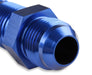 Mr Gasket 483212 Bulkhead Fitting; Straight; -12AN Male x -12AN Male; Anodized Blue; - Truck Part Superstore