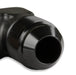 Mr Gasket 483308-BL Bulkhead Fitting; 90 Degree; -8AN Male x -8AN Male; Anodized Black; - Truck Part Superstore