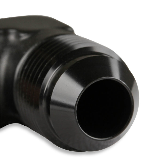 Mr Gasket 483312-BL Bulkhead Fitting; 90 Degree; -12AN Male x -12AN Male; Anodized Black; - Truck Part Superstore