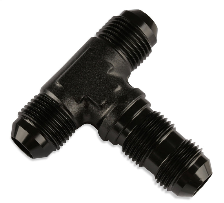Mr Gasket 483406-BL Bulkhead Tee Fitting; -6AN x -6AN x -6AN Male; Anodized Black; - Truck Part Superstore