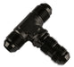 Mr Gasket 483410-BL Bulkhead Tee Fitting; -10AN x -10AN x -10AN Male; Anodized Black; - Truck Part Superstore