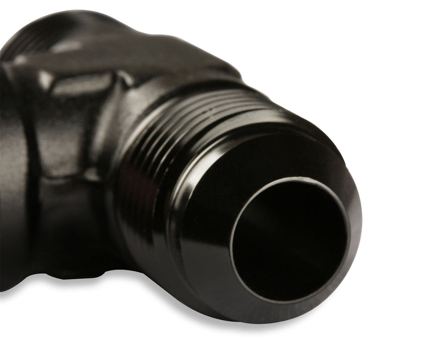 Mr Gasket 483406-BL Bulkhead Tee Fitting; -6AN x -6AN x -6AN Male; Anodized Black; - Truck Part Superstore