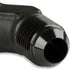 Mr Gasket 483708-BL Bulkhead Fitting; 45 Degree; -8AN x -8AN Male; Anodized Black; - Truck Part Superstore
