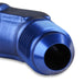 Mr Gasket 483708 Bulkhead Fitting; 45 Degree; -8AN x -8AN Male; Anodized Blue; - Truck Part Superstore