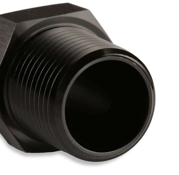 Mr Gasket 484012-BL Barb Fitting; Straight; 3/4 in. Hose to 3/4 in. Male NPT; Anodized Black; - Truck Part Superstore