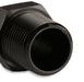Mr Gasket 484006-BL Barb Fitting; Straight; 3/8 in. Hose to 1/4 in. Male NPT; Anodized Black; - Truck Part Superstore