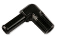 Mr Gasket 484206-BL Barb Fitting; 90 Degree; 3/8 in. Hose to 1/4 in. Male NPT; Anodized Black; - Truck Part Superstore