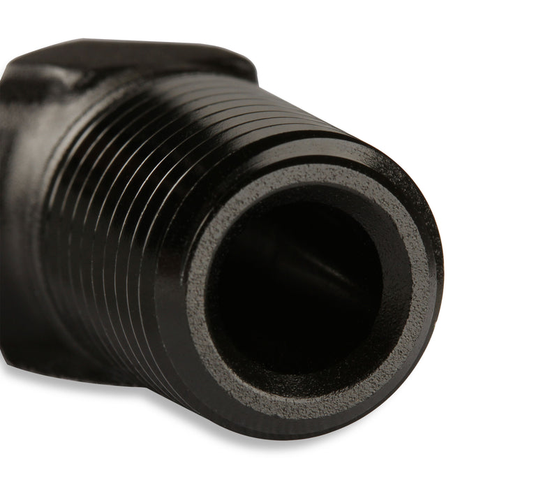 Mr Gasket 484412-BL Barb Fitting; 45 Degree; 3/4 in. Hose to 3/4 in. Male NPT; Anodized Black; - Truck Part Superstore