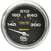 AutoMeter 4848 GAUGE; OIL TEMP; 2 5/8in.; 140-300deg.F; ELECTRIC; CARBON FIBER - Truck Part Superstore