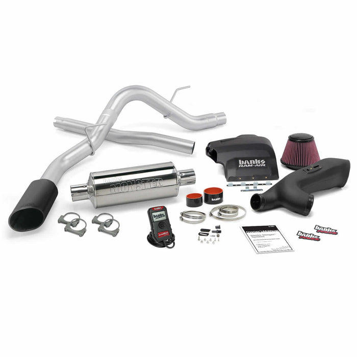 Banks Power 48494-B Stinger System; S/S-Black Tip-11-14 Ford F-150; 3.5L EcBst-RCSB/CCSB/CCLB - Truck Part Superstore
