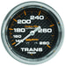 AutoMeter 4851 GAUGE; TRANSMISSION TEMP; 2 5/8in.; 140-280deg.F; MECHANICAL; CARBON FIBER - Truck Part Superstore