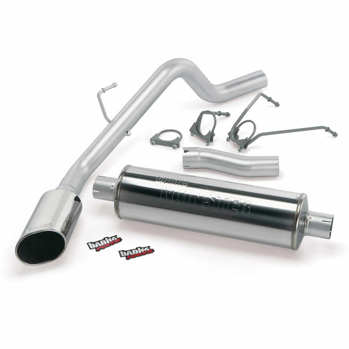 Banks Power 48580 Monster Exhaust System; S/S-Chrome Tip-2009 Dodge 5.7 HEMI; CCSB - Truck Part Superstore