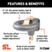 CURT 48625 CURT 48625 SecureLatch Channel-Style Lunette Ring; 25;000 Pounds; 3-Inch ID - Truck Part Superstore