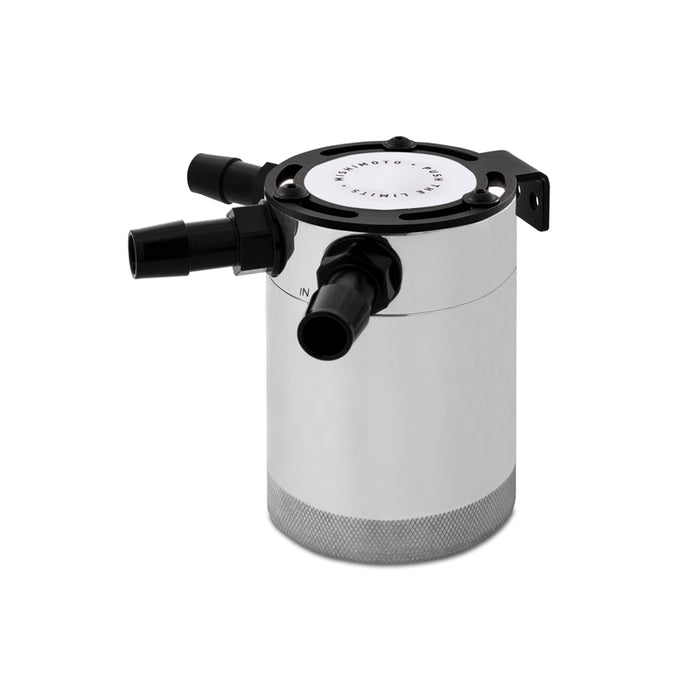 Mishimoto MMBCC-CBTHR-P Mishimoto Compact Baffled Oil Catch Can, 3-Port - Truck Part Superstore