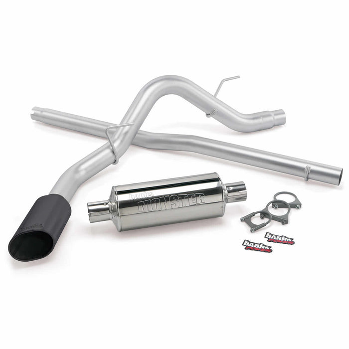 Banks Power 48741-B Monster Exhaust System; S/S-Black Tip-04-08 Frd F-Lnc-Mklt;Sclb-Ecmb - Truck Part Superstore