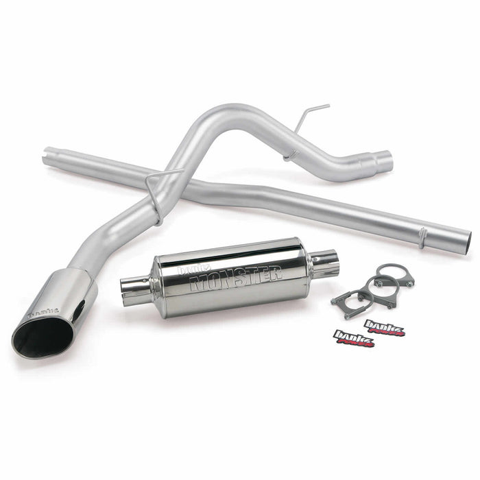Banks Power 48743 Monster Exhaust System; S/S-Chrome Tip-04-08 Ford F-150/Lincoln; CCSB - Truck Part Superstore