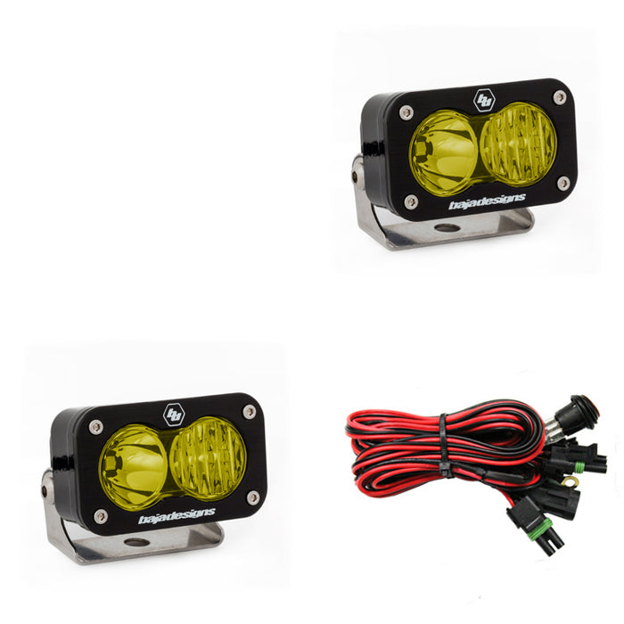Baja Designs 487813 S2 Pro Pair Driving/Combo LED Amber Baja Designs - Truck Part Superstore