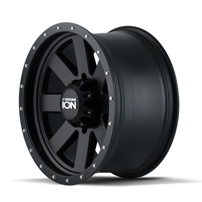 ION 134-8983MB18 134 (134) MATTE BLACK/BLACK BEADLOCK 18X9 6x5.5 18MM 106MM - Truck Part Superstore