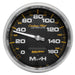 AutoMeter 4889 GAUGE; SPEEDOMETER; 5in.; 160MPH; ELEC. PROGRAMMABLE; CARBON FIBER - Truck Part Superstore