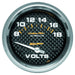 AutoMeter 4891 GAUGE; VOLTMETER; 2 5/8in.; 18V; ELECTRIC; CARBON FIBER - Truck Part Superstore