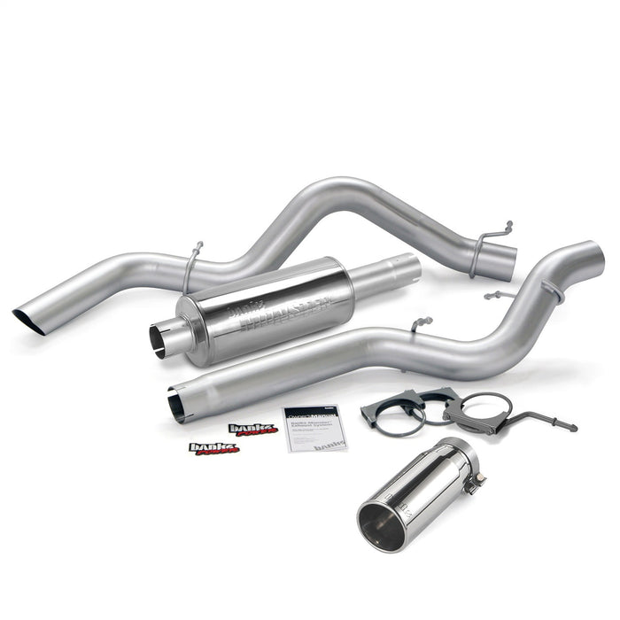 Banks Power 48938 Monster Exhaust System; S/S-Chrome Tip-2006-07 Chevy 6.6L; ECSB - Truck Part Superstore