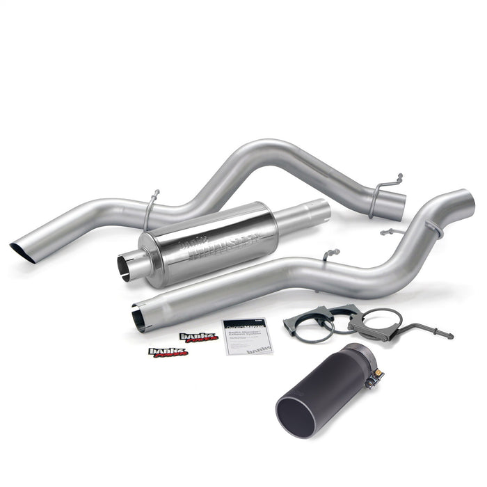 Banks Power 48941-B Monster Exhaust System; S/S-Black Tip-2006-07 Chevy 6.6L; Cclb - Truck Part Superstore