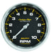 AutoMeter 4898 GAUGE; TACHOMETER; 5in.; 10K RPM; IN-DASH; CARBON FIBER - Truck Part Superstore