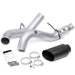 Banks Power 48997-B Monster® Exhaust System; 5 in. Inlet; Single Exit; 6.5 in. SideKick Black Tip; - Truck Part Superstore