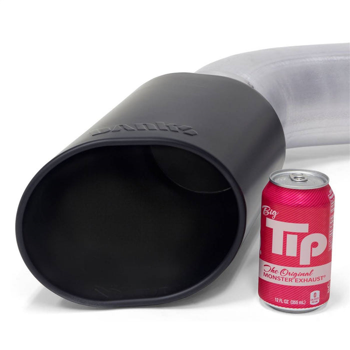 Banks Power 48997-B Monster® Exhaust System; 5 in. Inlet; Single Exit; 6.5 in. SideKick Black Tip; - Truck Part Superstore