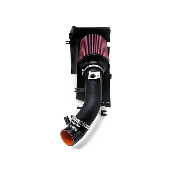 Mishimoto MMAI-CIV-06SIHWBK Honda Civic Si Performance Air Intake, 2006-2011 Wrinkle Black W/ Heatshield - Truck Part Superstore