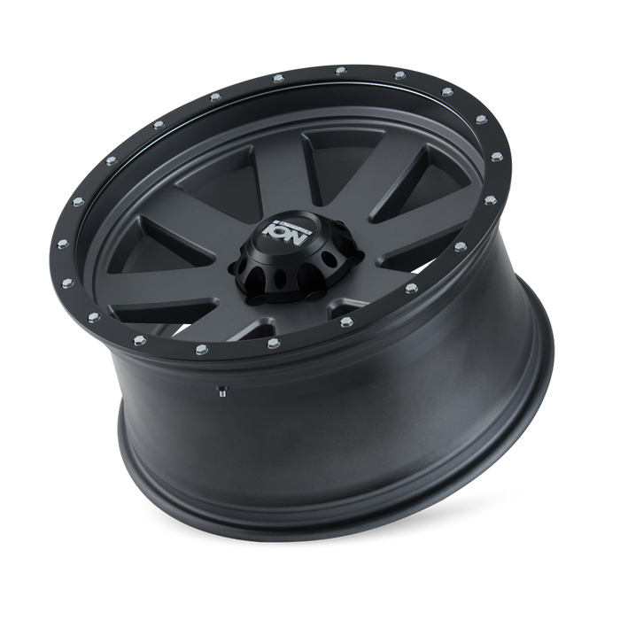 ION 134-2978MG 134 (134) MATTE GUNMETAL/BLACK BEADLOCK 20X9 8x180 0MM 124.1MM - Truck Part Superstore