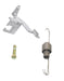 Quick Fuel Technology 49-88QFT Throttle Cable Bracket; Incl. Steel Bracket/Springs/Stud w/Nut; Chrome; - Truck Part Superstore