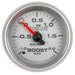 AutoMeter 4903-M2 GAUGE; VAC/BOOST; 2 1/16in.;-1-+2 BAR; MECHANICAL; ULTRA-LITE II - Truck Part Superstore