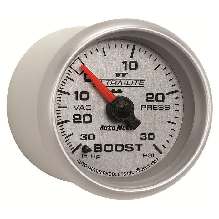 AutoMeter 4903 GAUGE; VAC/BOOST; 2 1/16in.; 30INHG-30PSI; MECHANICAL; ULTRA-LITE II - Truck Part Superstore
