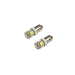 Oracle Lighting 4904-001 BA9S 5 LED 3 Chip Bayonet Bulbs, White, Pair - Truck Part Superstore