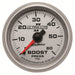 AutoMeter 4905 GAUGE; BOOST; 2 1/16in.; 60PSI; MECHANICAL; ULTRA-LITE II - Truck Part Superstore