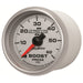 AutoMeter 4905 GAUGE; BOOST; 2 1/16in.; 60PSI; MECHANICAL; ULTRA-LITE II - Truck Part Superstore