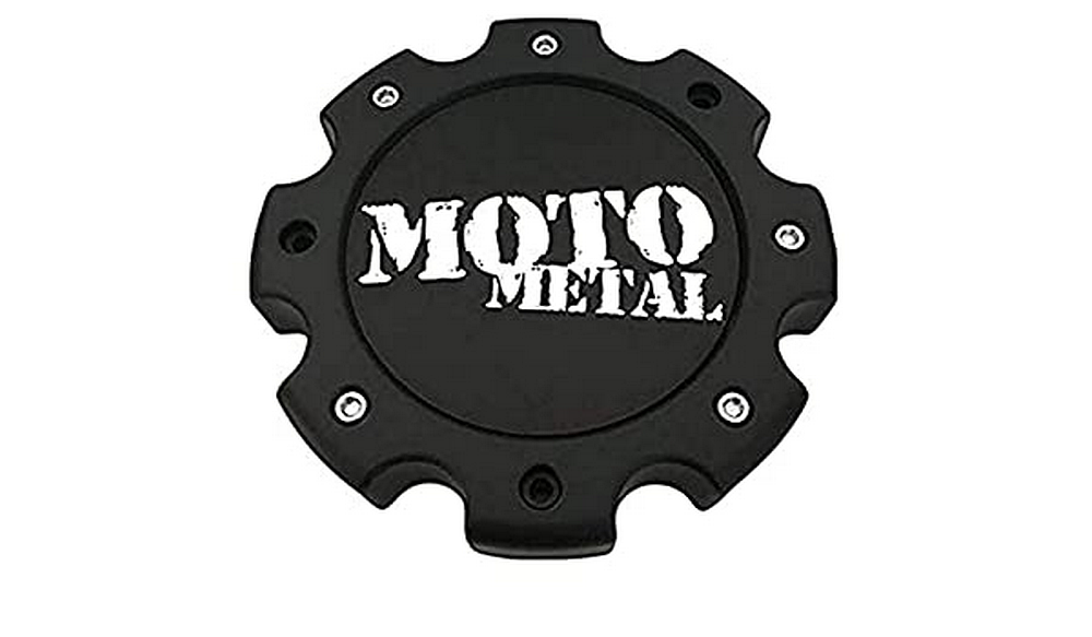 Moto Metal 490L204-YB002 MTO FRONT DUALLY CAP M/BLACK MACHINED - Truck Part Superstore