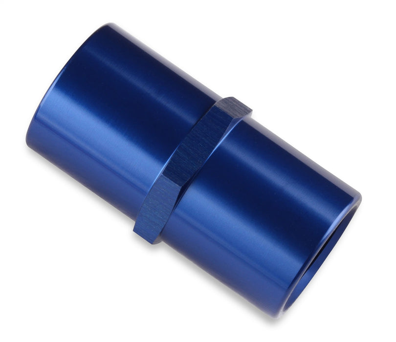 Mr Gasket 491002 Coupler; 1/4 NPT Female x 1/4 NPT Female; Anodized Blue; - Truck Part Superstore