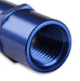 Mr Gasket 491001 Coupler; 1/8 NPT Female x 1/8 NPT Female; Anodized Blue; - Truck Part Superstore