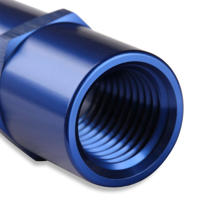 Mr Gasket 491002 Coupler; 1/4 NPT Female x 1/4 NPT Female; Anodized Blue; - Truck Part Superstore
