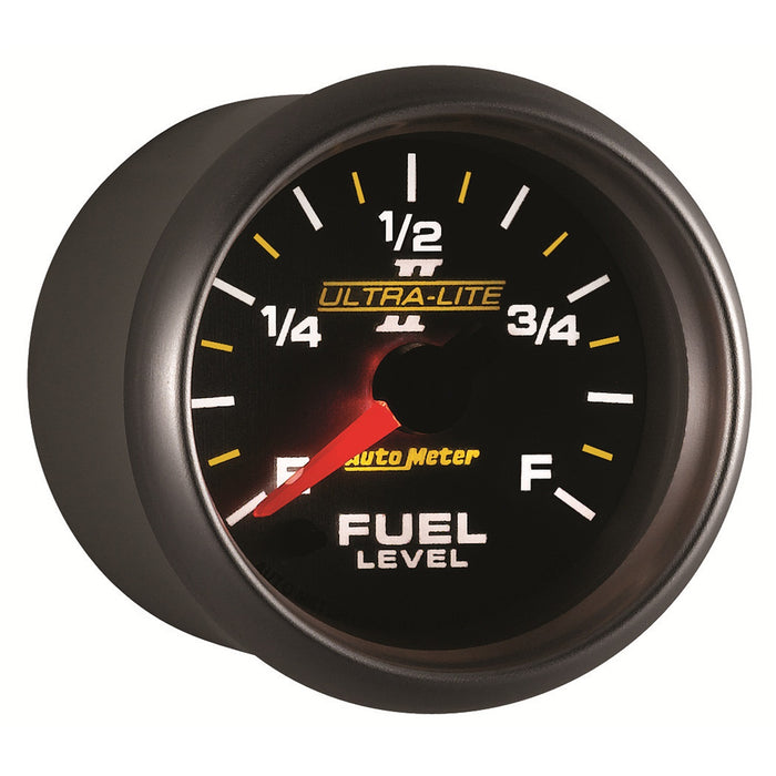 AutoMeter 4910 GAUGE; FUEL LEVEL; 2 1/16in.; 0-280O PROGRAMMABLE; ULTRA-LITE II - Truck Part Superstore